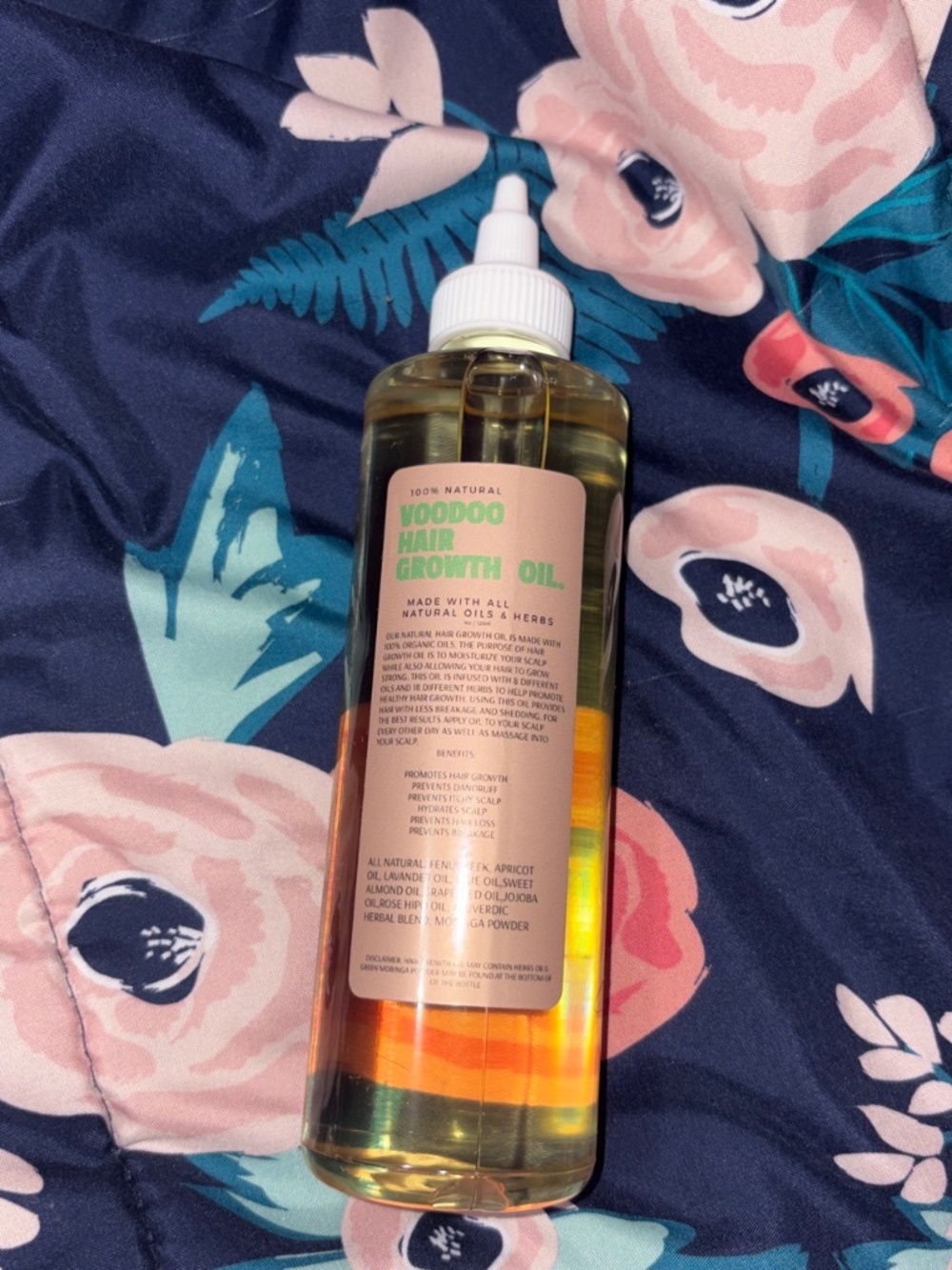 Voodoo hair growth oil